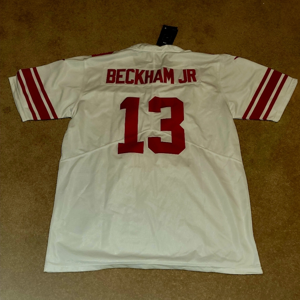 Odell beckham jr #13 new york giants white replica NFL jersey